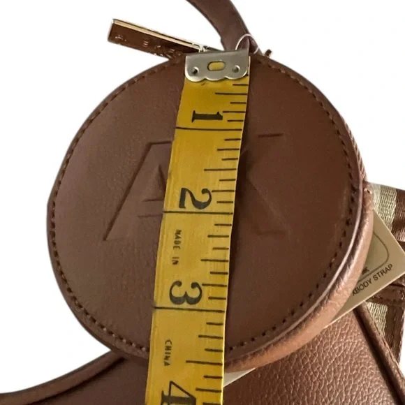 Anne Klein Simone Convertible Shoulder Hobo Bag w/ Coin Purse Chestnut Brown NWT - Picture 9 of 13